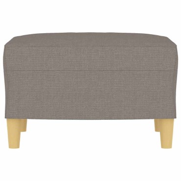 vidaXL Υποπόδιο Taupe 60x50x41cm Υφασμάτινο 1 τεμ.