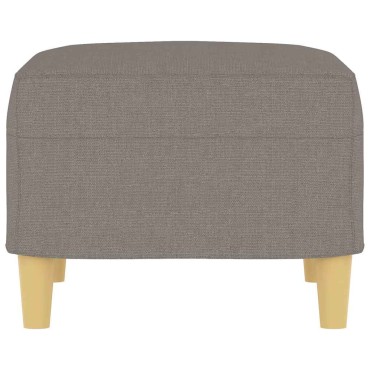 vidaXL Υποπόδιο Taupe 60x50x41cm Υφασμάτινο 1 τεμ.