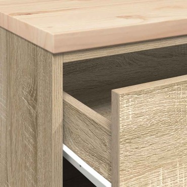 vidaXL ντουλάπι αποθήκευσης γκαράζ 60x51x85 εκ μασίφ ξύλο πεύκο