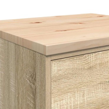 vidaXL ντουλάπι αποθήκευσης γκαράζ 60x51x85 εκ μασίφ ξύλο πεύκο