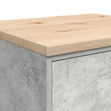 vidaXL ντουλάπι αποθήκευσης γκαράζ 60x51x85 εκ μασίφ ξύλο πεύκο
