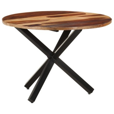 vidaXL Τραπεζαρία 100x100x75cm Ξύλο Ακακίας & Μελί Φινίρισμα 1 τεμ.