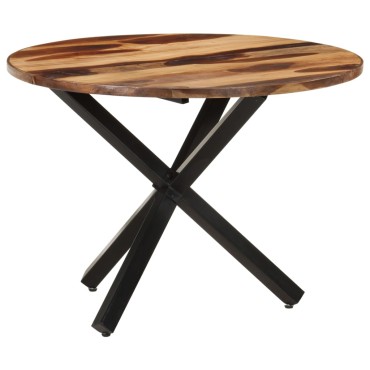 vidaXL Τραπεζαρία 100x100x75cm Ξύλο Ακακίας & Μελί Φινίρισμα 1 τεμ.