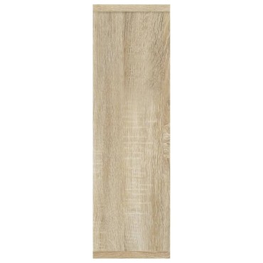 vidaXL Ραφιέρα Τοίχου Sonoma Δρυς 85x16x52,5cm Επεξεργασμένο Ξύλο 1 τεμ.