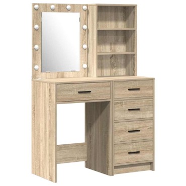 vidaXL Τραπέζι περιποίησης 2 τεμ. Καφέ 50x41x135 εκ