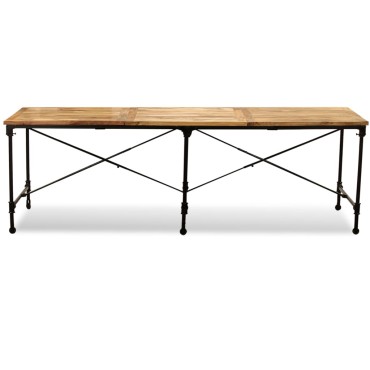 vidaXL Τραπεζαρία από Μασίφ Ξύλο Μάνγκο 240x90x76cm 1 τεμ.