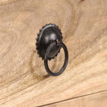 vidaXL Τραπέζι Βοηθητικό 65x40x76cm από Μασίφ Ξύλο Μάνγκο 1 τεμ.