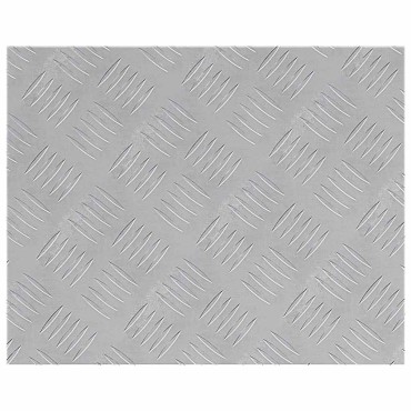 vidaXL Σκαλοπάτι 4 τμχ. 50 x 40 cm Ασημί Αλουμίνιο Ορθογώνιος