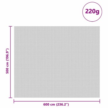 vidaXL Κάλυμμα σιλό Πράσινο 6 x 5 m HDPE
