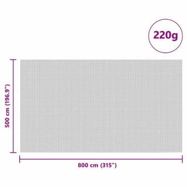 vidaXL Κάλυμμα σιλό Πράσινο 8 x 5 m HDPE