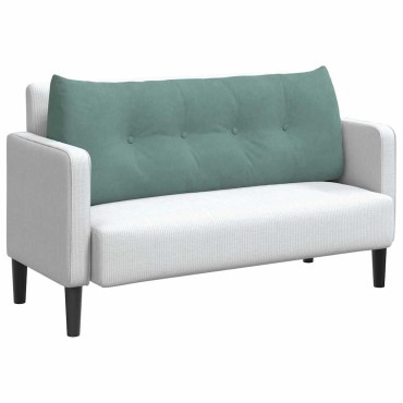 vidaXL Μαξιλάρι Πλάτης Θαλασσί 120 x 24 x 50 εκ Βελούδο