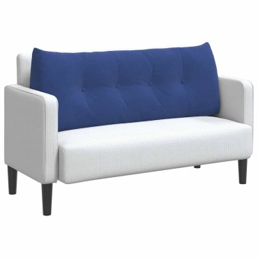vidaXL Μαξιλάρι Πλάτης Μπλε Αστυνομίας 120 x 24 x 50 εκ Βελούδο