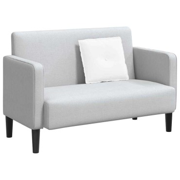 vidaXL Μαξιλάρι Πλάτης Λευκό 50 x 19 x 45 εκ ύφασμα