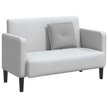 vidaXL Μαξιλάρι Πλάτης Σκίουρος Γκρί 50 x 19 x 45 εκ ύφασμα