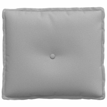 vidaXL Μαξιλάρι Πλάτης Σκίουρος Γκρί 50 x 19 x 45 εκ ύφασμα
