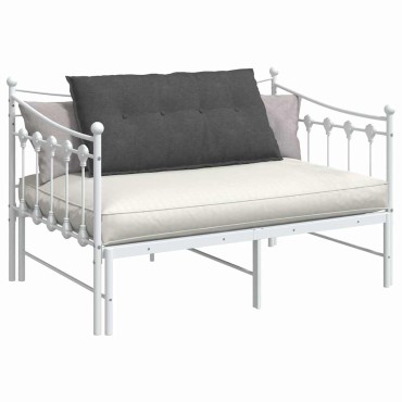 vidaXL Μαξιλάρι Πλάτης Σκούρο Γκρι 100 x 50 cm Υφασμάτινο Κορντουρά