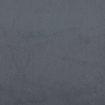vidaXL Μαξιλάρι Πλάτης Σκούρο Γκρι 140 x 50 cm Υφασμάτινο Κορντουρά