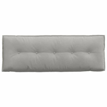 vidaXL Μαξιλάρι Πλάτης Ανοιχτό γκρι 140 x 50 cm Ύφασμα Μικροΐνας