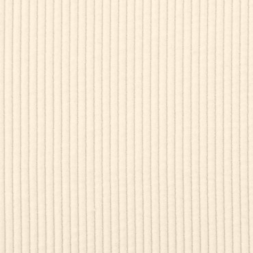 vidaXL Μαξιλάρι Πλάτης Κρεμ 140 x 50 cm Υφασμάτινο Κορντουρά