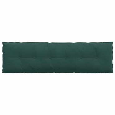 vidaXL Μαξιλάρι Πλάτης Σκούρο Πράσινο 180 x 50 εκ.
