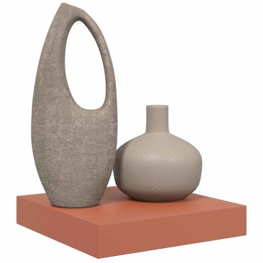 vidaXL Ράφι Τοίχου Επιτοίχιο Κόκκινο 23x23,5x3,8cm 1 τεμ.