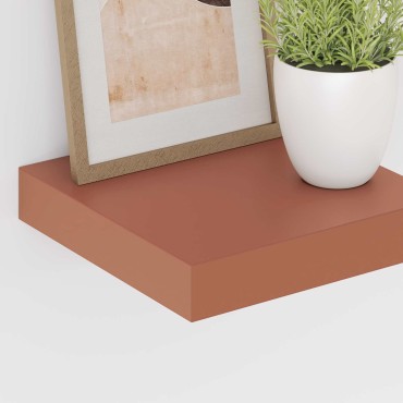vidaXL Ράφι Τοίχου Επιτοίχιο Κόκκινο 23x23,5x3,8cm 1 τεμ.
