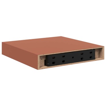 vidaXL Ράφι Τοίχου Επιτοίχιο Κόκκινο 23x23,5x3,8cm 1 τεμ.