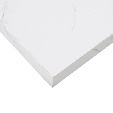 vidaXL Ράφι Τοίχου 2 τεμ. Λευκό Μάρμαρο 40x23,5x3,8cm