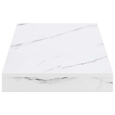 vidaXL Ράφι Τοίχου 4 τεμ. Λευκό Μάρμαρο 50x23,5x3,8 εκ