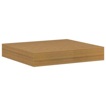 vidaXL Ράφι Τοίχου 4 τεμ. Μπεζ 23x23,5x3,8cm Επεξεργασμένο Ξύλο
