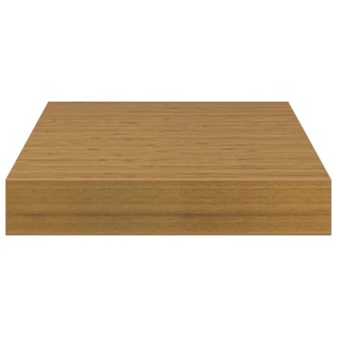 vidaXL Ράφι Τοίχου 4 τεμ. Μπεζ 23x23,5x3,8cm Επεξεργασμένο Ξύλο