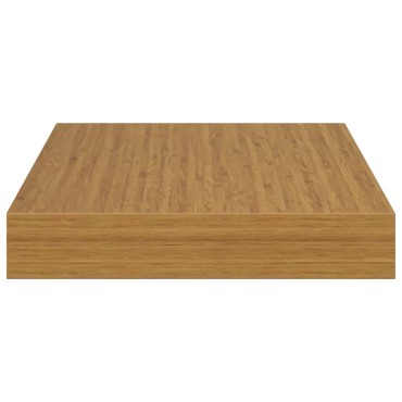 vidaXL Ράφι Τοίχου 4 τεμ. Μπεζ 23x23,5x3,8cm Επεξεργασμένο Ξύλο