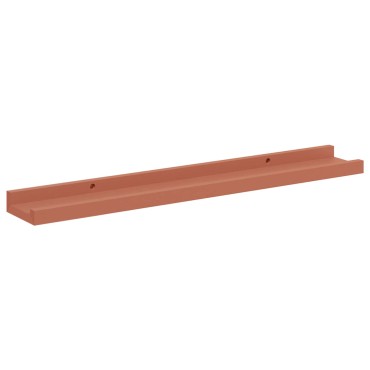 vidaXL Ράφι Τοίχου Επιτοίχιο 2 τεμ. Κόκκινο 60x9x3cm