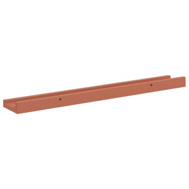 vidaXL Ράφι Τοίχου Επιτοίχιο 2 τεμ. Κόκκινο 60x9x3cm