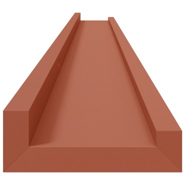 vidaXL Ράφι Τοίχου Επιτοίχιο 2 τεμ. Κόκκινο 115x9x3cm