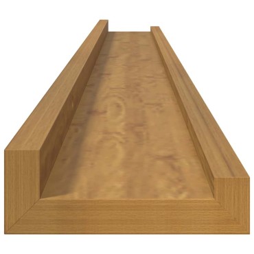 vidaXL Ράφι Τοίχου Επιτοίχιο 4 τεμ. Μπεζ 100x9x3cm
