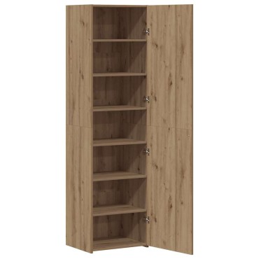vidaXL Highboard Artisan Oak 50x42,5x185cm 1 τεμ.
