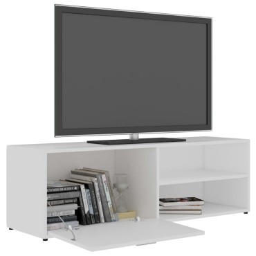 vidaXL Έπιπλο Τηλεόρασης Λευκό 120x34x37cm από Επεξ. Ξύλο