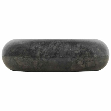 vidaXL Νιπτήρας Μαύρος 45 x 12 εκ. Μαρμάρινος