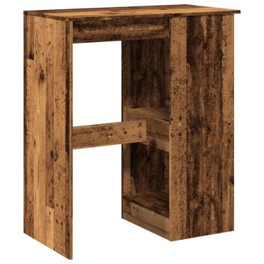 vidaXL Τραπέζι Μπαρ με Ράγες 90x47,5x103,5cm Επεξεργ. Ξύλο 1 τεμ.