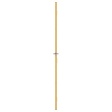 vidaXL Εσωτερική Πόρτα Χρυσή 83 x 201,5 εκ. Ψημένο Γυαλί & Αλουμίνιο