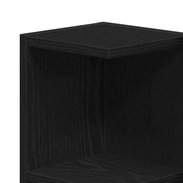 vidaXL Σετ Επίπλων Μπάνιου 3 τεμ. Μαύρο 30x30x99,5 εκ