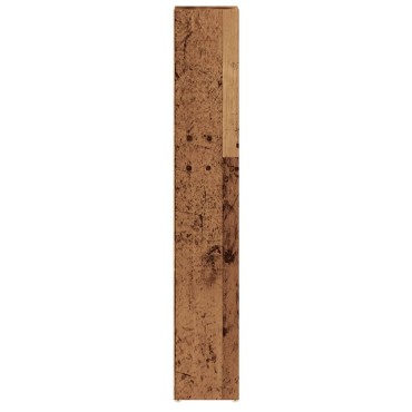 vidaXL Έπιπλα για CD 2 τεμ. Παλαιό Ξύλο 21x16x93,5cm από Επξ. Ξύλο
