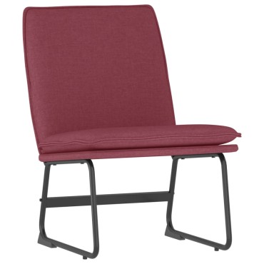 vidaXL Πολυθρόνα Μπορντό 52x75x76cm Υφασμάτινη 1 τεμ.