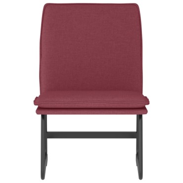 vidaXL Πολυθρόνα Μπορντό 52x75x76cm Υφασμάτινη 1 τεμ.