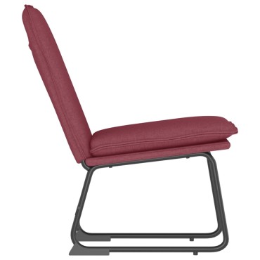 vidaXL Πολυθρόνα Μπορντό 52x75x76cm Υφασμάτινη 1 τεμ.