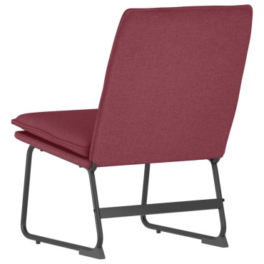 vidaXL Πολυθρόνα Μπορντό 52x75x76cm Υφασμάτινη 1 τεμ.