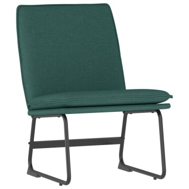 vidaXL Πολυθρόνα Σκούρο Πράσινο 52x75x76cm Υφασμάτινη 1 τεμ.