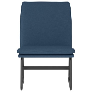 vidaXL Πολυθρόνα Μπλε 52x75x76cm Υφασμάτινη 1 τεμ.