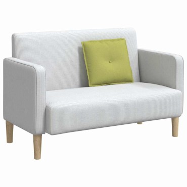 vidaXL Μαξιλάρι Πλάτης Ανοιχτό Πράσινο 50 x 19 x 45 εκ ύφασμα